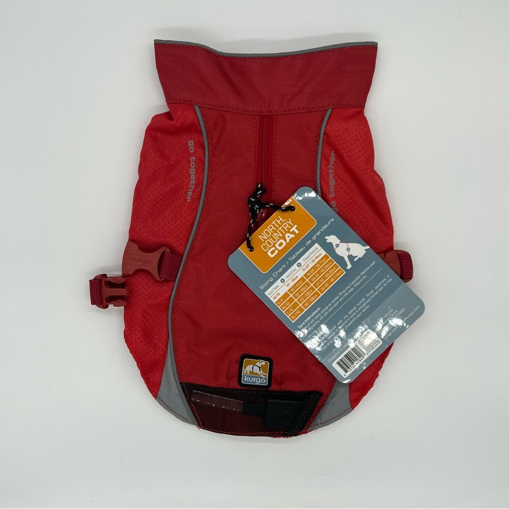 NWT Kurgo North Country Dog lighted Coat, Red size XS - Picture 3 of 5